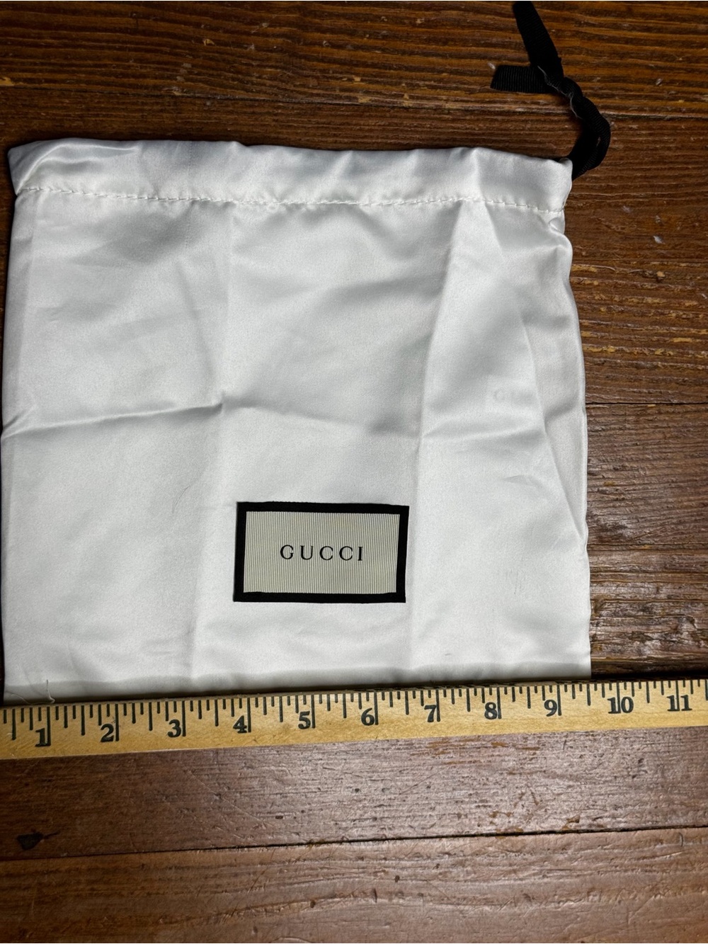 Gucci Authentic Dust Bag, EUC, 9.5” x 9” silky material